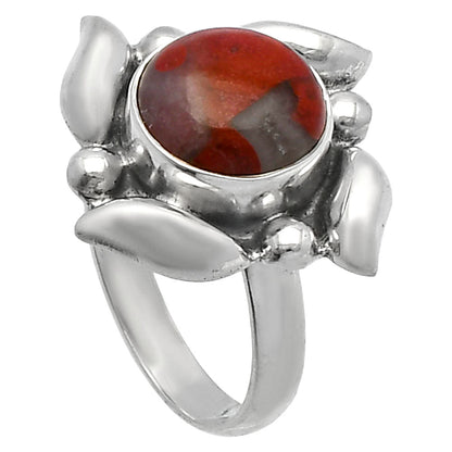 Natural Snake Skin Jasper Ring size-6 R-1125 SDR229491