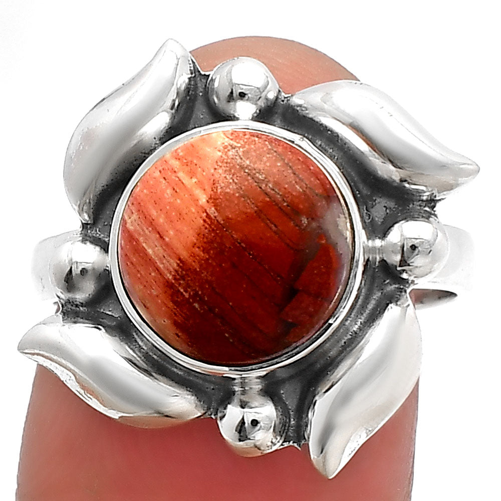 Natural Snake Skin Jasper Ring size-8 R-1125 SDR229498