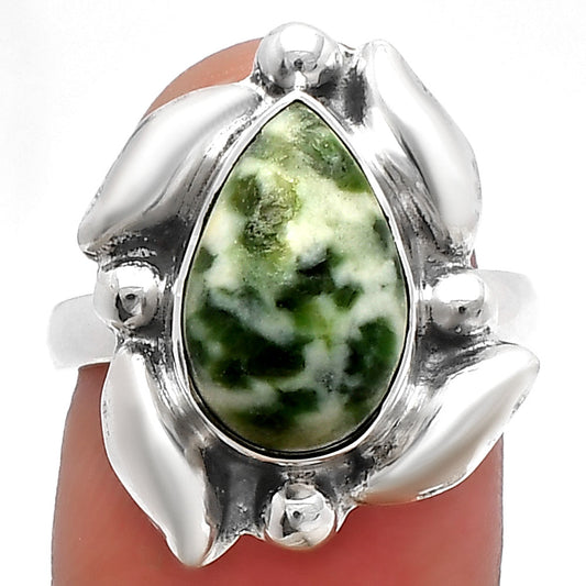 Natural Dioptase Ring size-6.5 R-1125 SDR229503