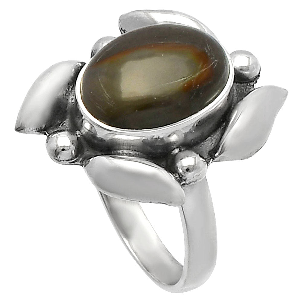 Natural Bamboo Jasper Ring size-8 R-1125 SDR229504