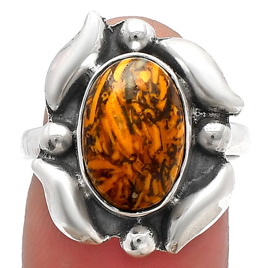 Coquina Fossil Jasper - India Ring size-7 R-1125 SDR229556