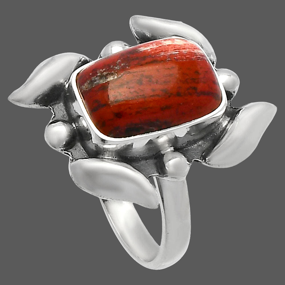 Natural Snake Skin Jasper Ring size-8 R-1125 SDR229566