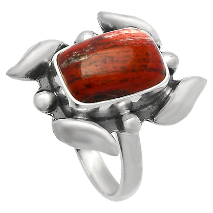 Natural Snake Skin Jasper Ring size-8 R-1125 SDR229566