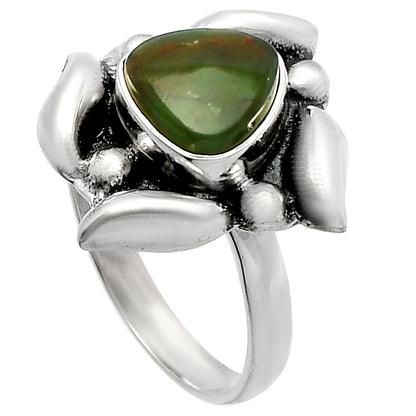 Natural Chrome Chalcedony Ring size-8 R-1125 SDR229582