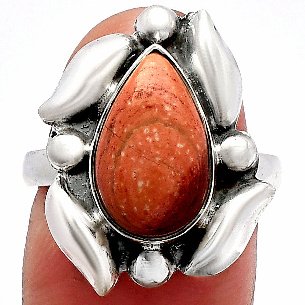Natural Snake Skin Jasper Ring size-7 R-1125 SDR229588