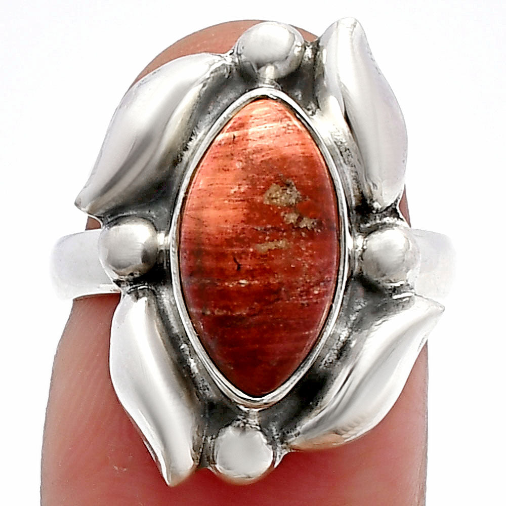 Natural Snake Skin Jasper Ring size-6 R-1125 SDR229613