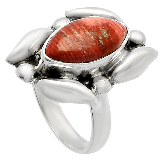 Natural Snake Skin Jasper Ring size-6 R-1125 SDR229613