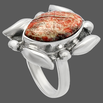 Natural Snake Skin Jasper Ring size-7 R-1125 SDR229618