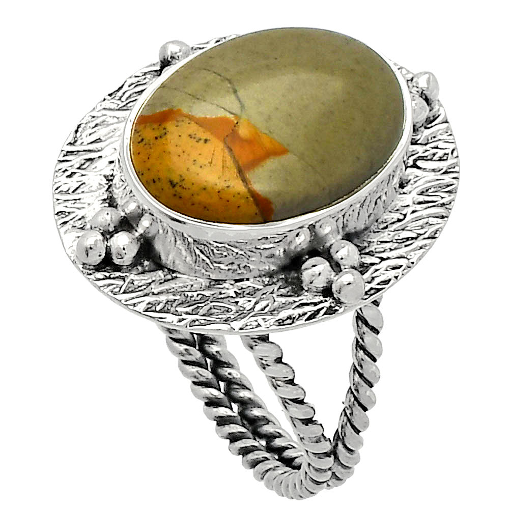 Natural Picture Jasper Ring size-8 R-1722 SDR229871