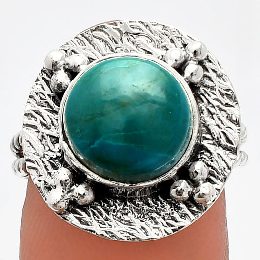 Natural Azurite Chrysocolla Ring size-7 R-1722 SDR229880