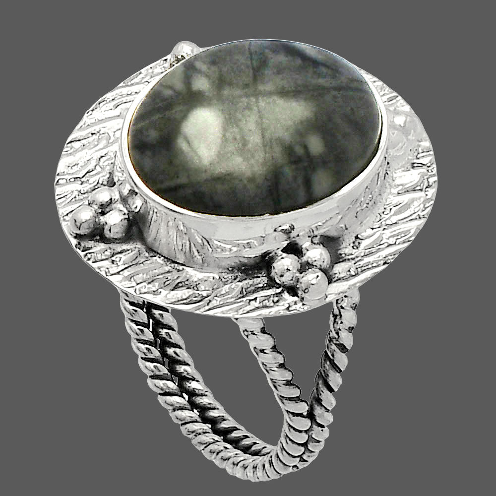 Natural Maligano Jasper - Indonesia Ring size-8 R-1722 SDR229889