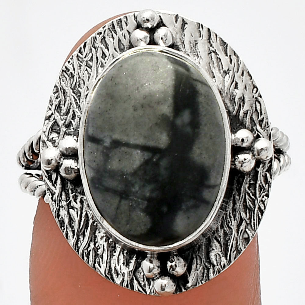 Natural Picasso Jasper Ring size-8 R-1722 SDR229931