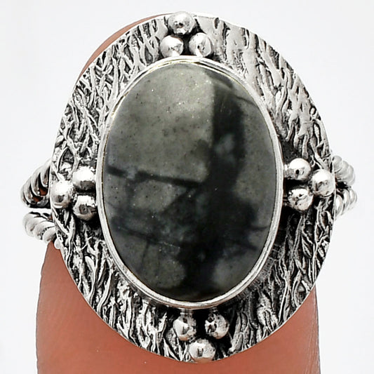 Natural Picasso Jasper Ring size-8 R-1722 SDR229931