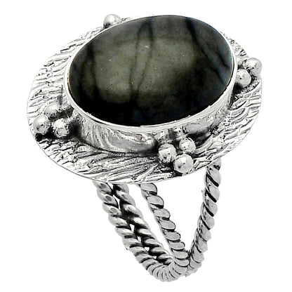Natural Picasso Jasper Ring size-8 R-1722 SDR229933