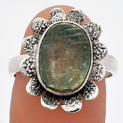 Natural Aquamarine Rough - Brazil Ring size-8 R-1241 SDR230073