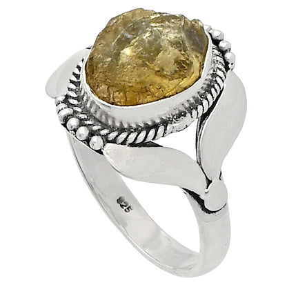 Natural Rare Kornerupine Rough Ring size-8 R-1387 SDR230129