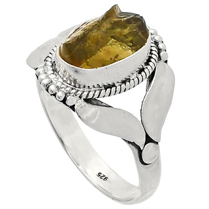 Natural Rare Kornerupine Rough Ring size-8 R-1387 SDR230135