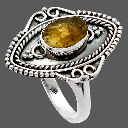 Natural Rare Kornerupine Rough Ring size-8 R-1557 SDR230201