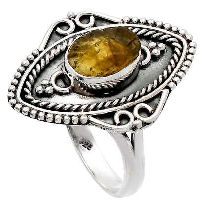 Natural Rare Kornerupine Rough Ring size-8 R-1557 SDR230201