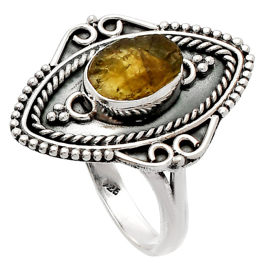 Natural Rare Kornerupine Rough Ring size-8 R-1557 SDR230201