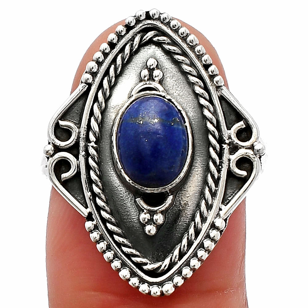 Natural Lapis Lazuli - Afghanistan Ring size-8 R-1557 SDR230211