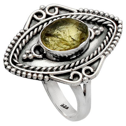 Natural Rare Kornerupine Rough Ring size-7.5 R-1557 SDR230213