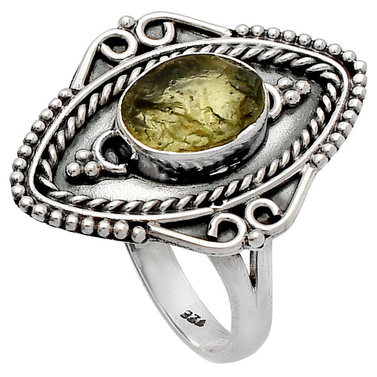 Natural Rare Kornerupine Rough Ring size-7.5 R-1557 SDR230213