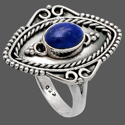 Natural Lapis Lazuli - Afghanistan Ring size-7 R-1557 SDR230217