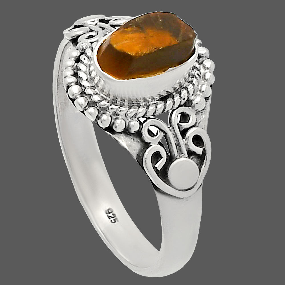 Natural Rare Kornerupine Rough Ring size-8 R-1358 SDR230265