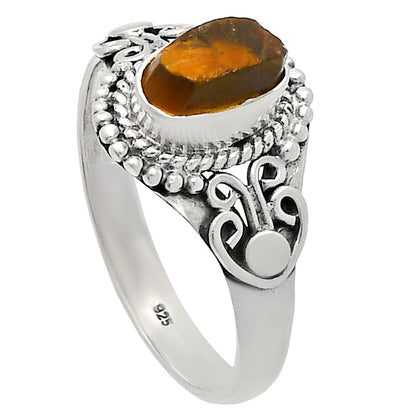 Natural Rare Kornerupine Rough Ring size-8 R-1358 SDR230265