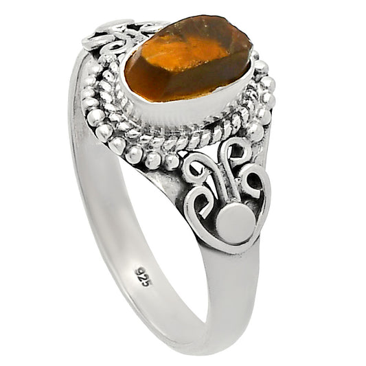 Natural Rare Kornerupine Rough Ring size-8 R-1358 SDR230265