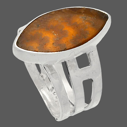 Sutured Ammonite - Madagascar Ring size-7.5 R-1400 SDR230321