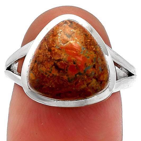 Natural Rare Cady Mountain Agate Ring size-8 R-1005 SDR230372