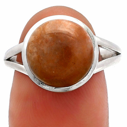 Natural Red Moss Agate Ring size-9 R-1005 SDR230381