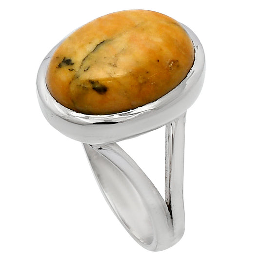 Natural Honey Dendritic Opal Ring size-8 R-1005 SDR230390