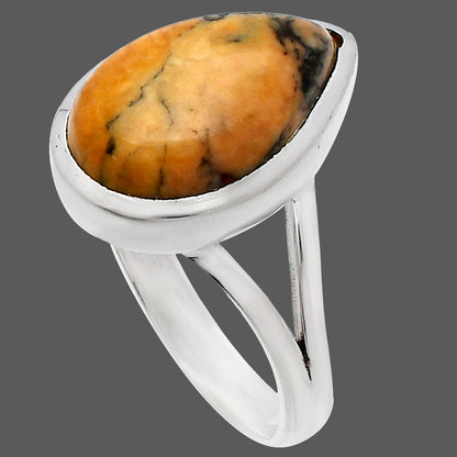 Natural Honey Dendritic Opal Ring size-9.5 R-1005 SDR230399