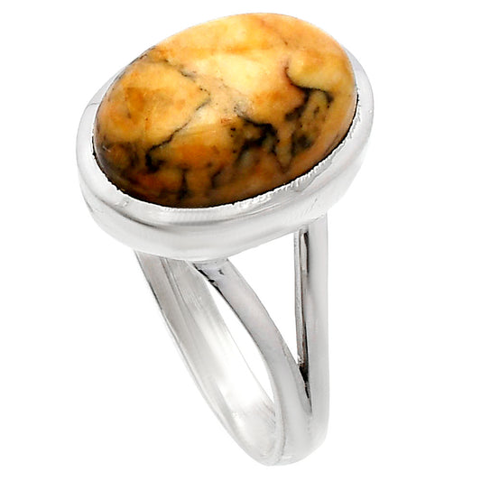 Natural Honey Dendritic Opal Ring size-9.5 R-1005 SDR230420