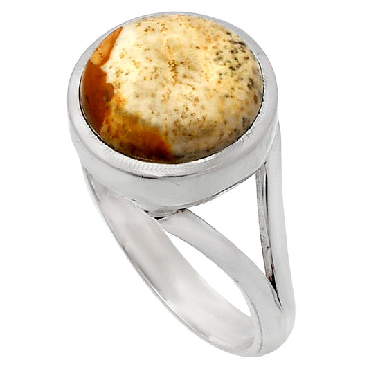 Natural Picture Jasper Ring size-8 R-1005 SDR230421