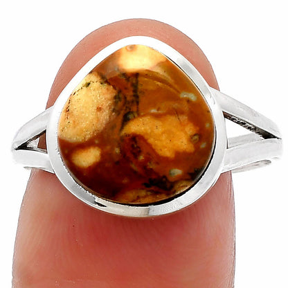 Natural Honey Dendritic Opal Ring size-9.5 R-1005 SDR230453