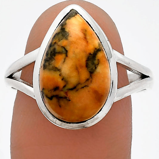 Natural Honey Dendritic Opal Ring size-9.5 R-1005 SDR230482