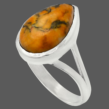 Natural Honey Dendritic Opal Ring size-9.5 R-1005 SDR230482