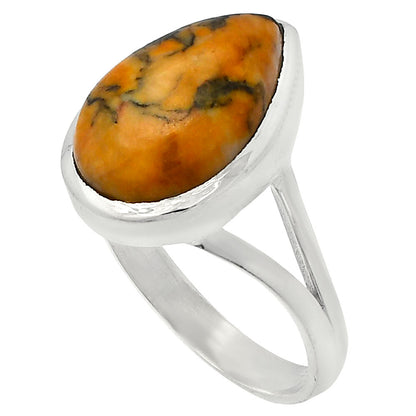 Natural Honey Dendritic Opal Ring size-9.5 R-1005 SDR230482