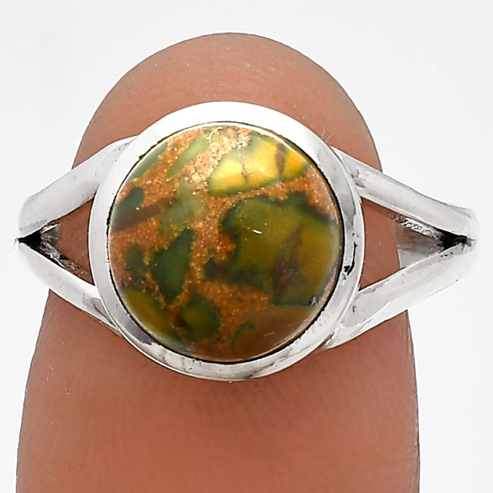 Natural Bamboo Jasper Ring size-8 R-1005 SDR230493