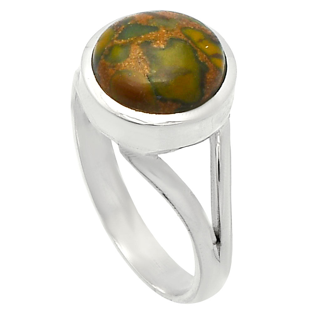 Natural Bamboo Jasper Ring size-8 R-1005 SDR230493