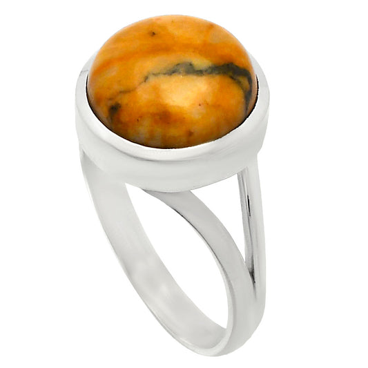 Natural Honey Dendritic Opal Ring size-9.5 R-1005 SDR230506