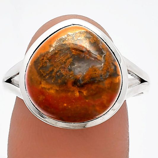 Natural Rare Cady Mountain Agate Ring size-9.5 R-1005 SDR230522