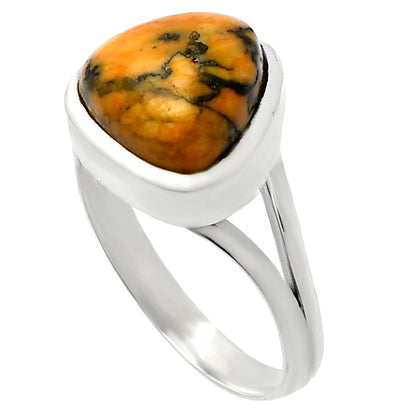 Natural Honey Dendritic Opal Ring size-9 R-1005 SDR230539