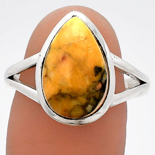 Natural Honey Dendritic Opal Ring size-9.5 R-1005 SDR230565