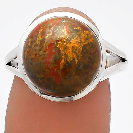 Natural Rare Cady Mountain Agate Ring size-9 R-1005 SDR230571