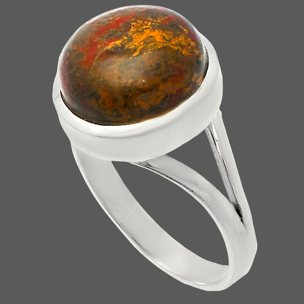 Natural Rare Cady Mountain Agate Ring size-9 R-1005 SDR230571